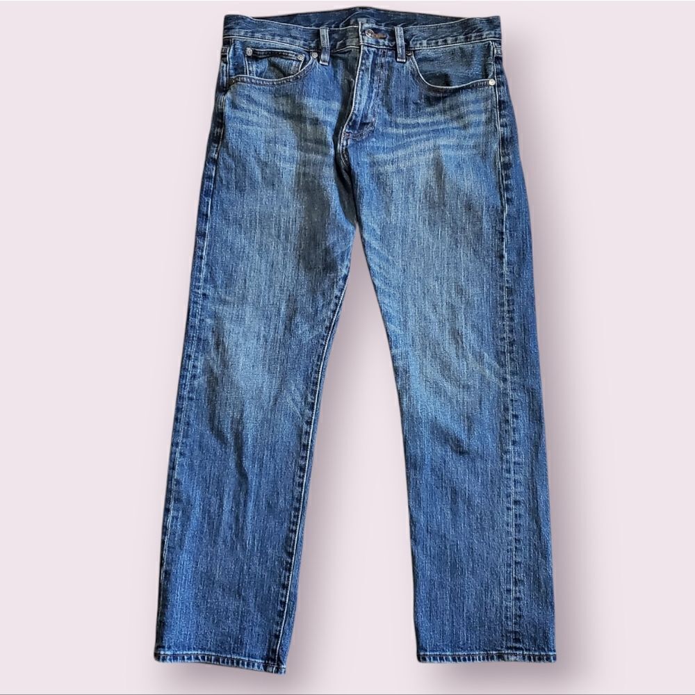 Brooks Brothers Men's Straight Fit Blue Jeans 34 x 30 | Preppy Ivy Trad | EUC
